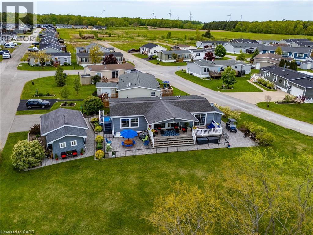 Aerial View from the back/creekside - 2 Hickory Hollow, Nanticoke, ON - Outdoor With View