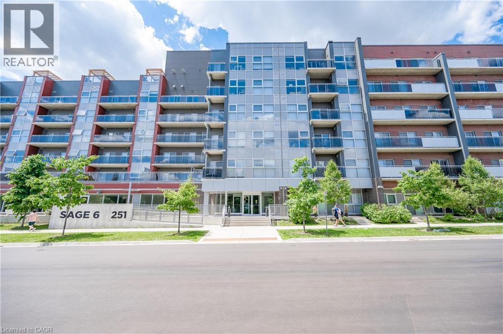 251 Hemlock Street Unit# 201, Waterloo, ON - Outdoor With Balcony With Facade