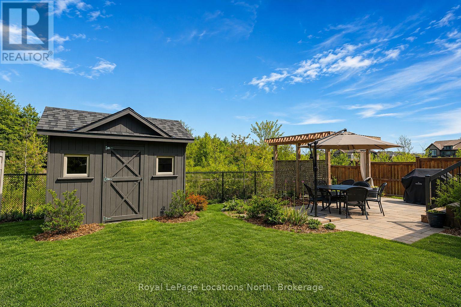 Backyard - 70 Plewes Drive, Collingwood, ON - Outdoor