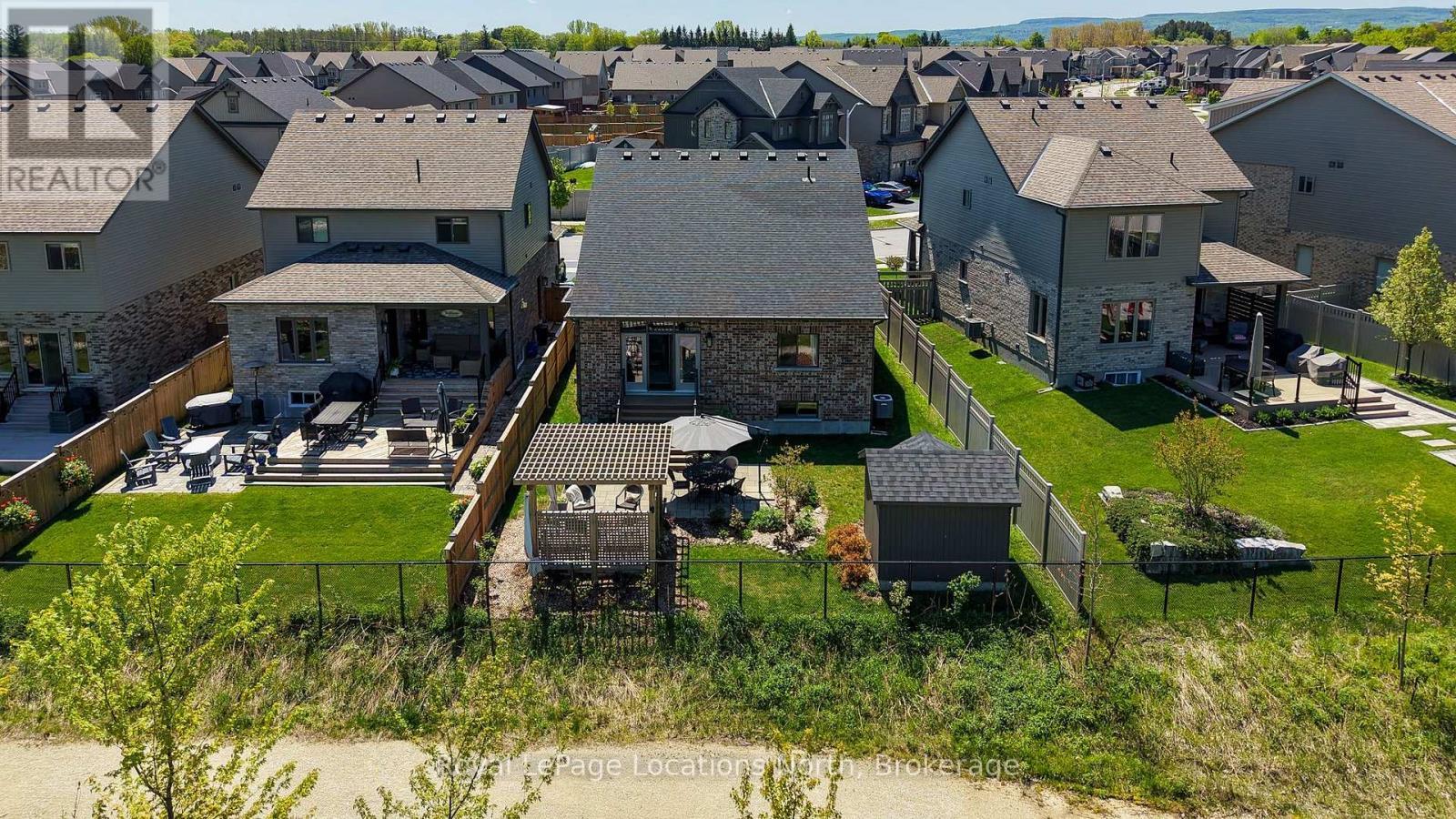 Backyard - 70 Plewes Drive, Collingwood, ON - Outdoor