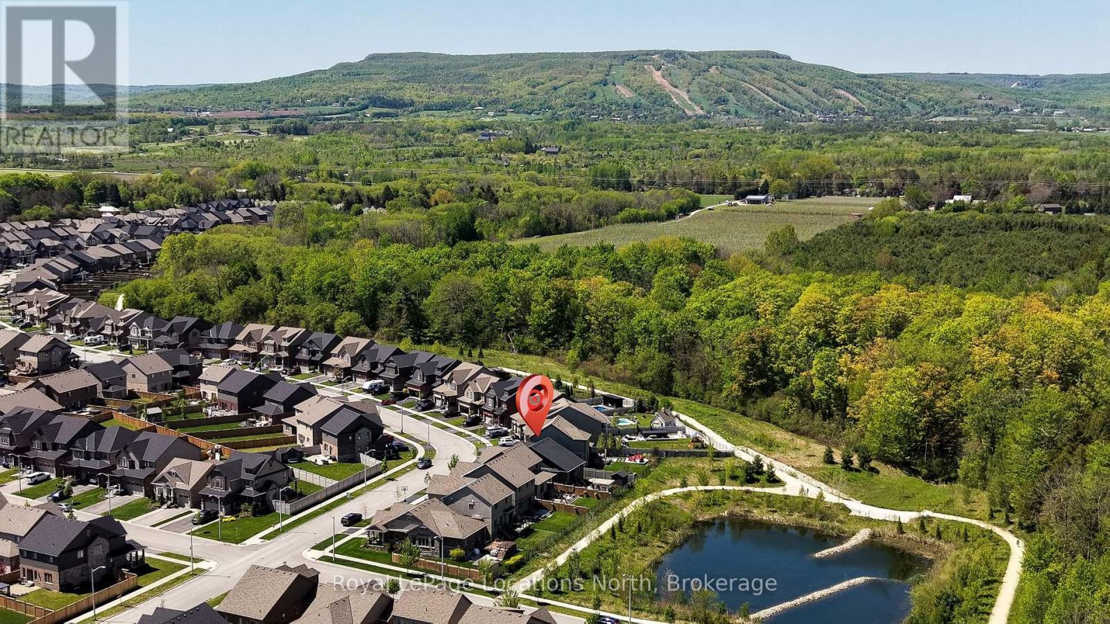 Overhead View - 70 Plewes Drive, Collingwood, ON - Outdoor With View