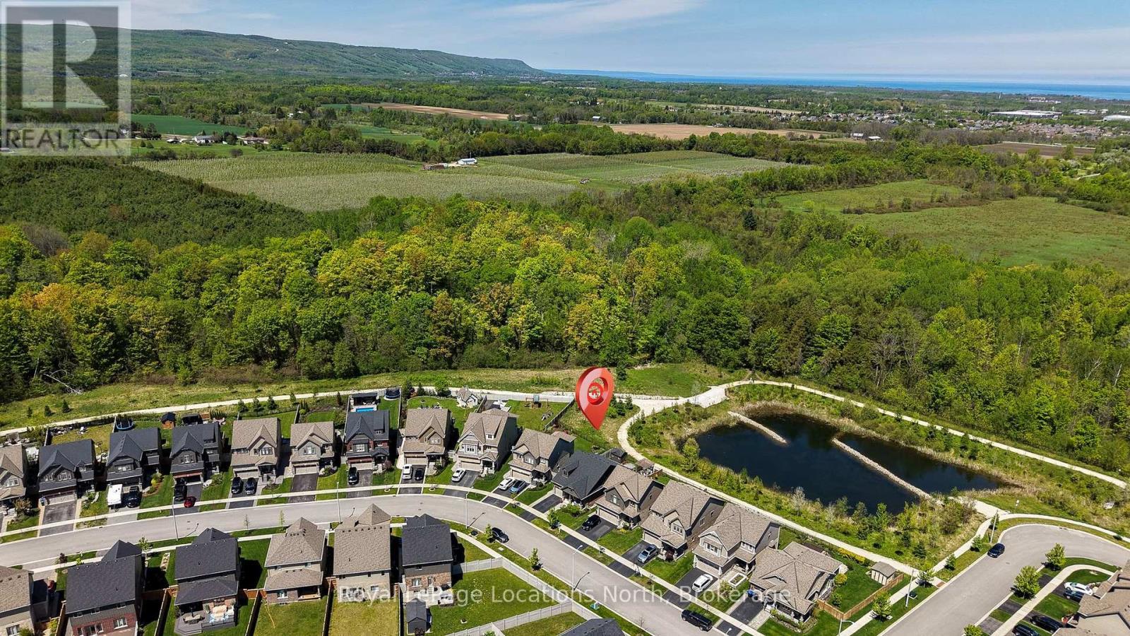 Overhead View - 70 Plewes Drive, Collingwood, ON - Outdoor With View