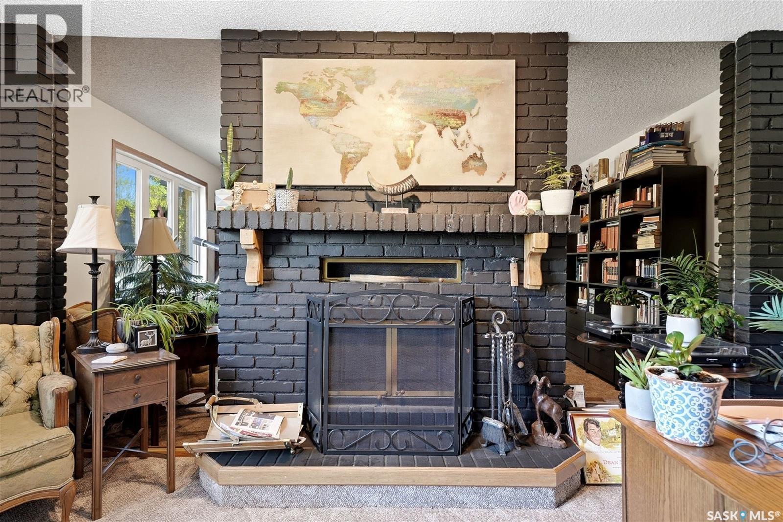 3731 Selinger Crescent, Regina, SK - Indoor With Fireplace