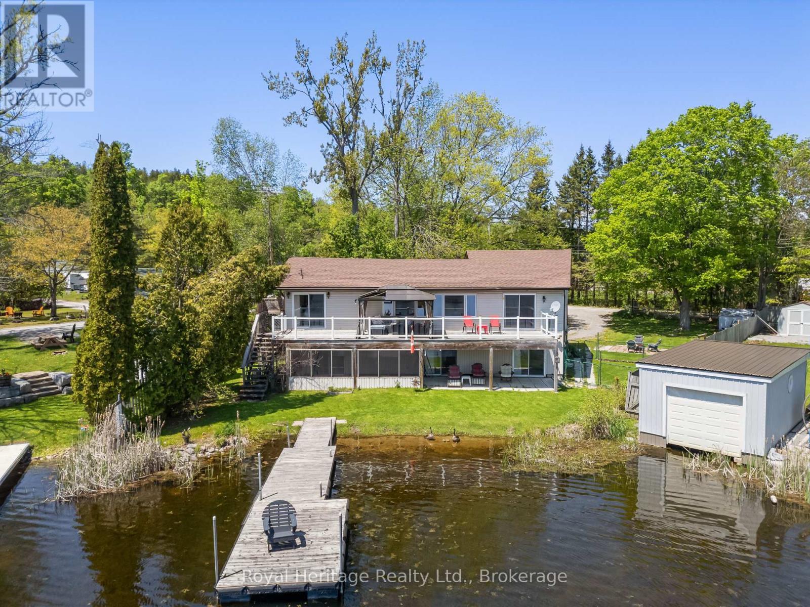 16 Fire Route 122, Trent Lakes, ON - Outdoor With Body Of Water With Deck Patio Veranda