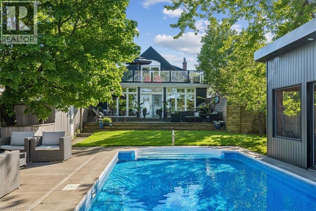 573 Beach Boulevard, Hamilton, ON - Outdoor With In Ground Pool With Deck Patio Veranda