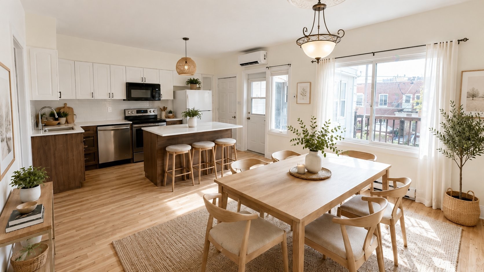 Overall view - 1419 Rue Rolland, Montréal (Verdun/Île-Des-Soeurs), QC - Indoor Photo Showing Dining Room