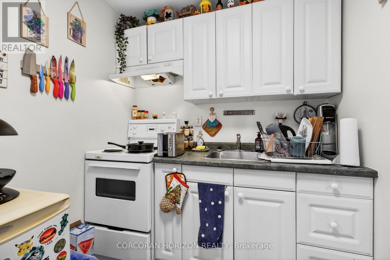 256 Keele Street, Toronto, ON - Indoor Photo Showing Kitchen With Double Sink