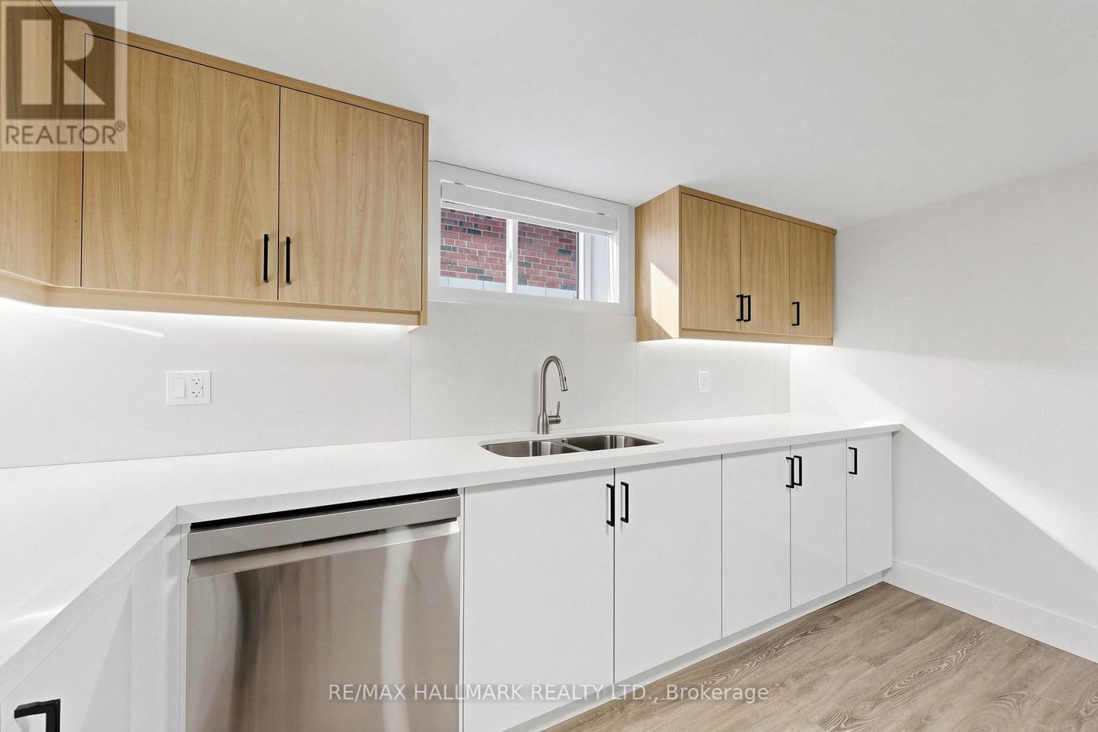 Lower/Bsmt - 655 O'Connor Drive, Toronto, ON - Indoor Photo Showing Kitchen With Double Sink