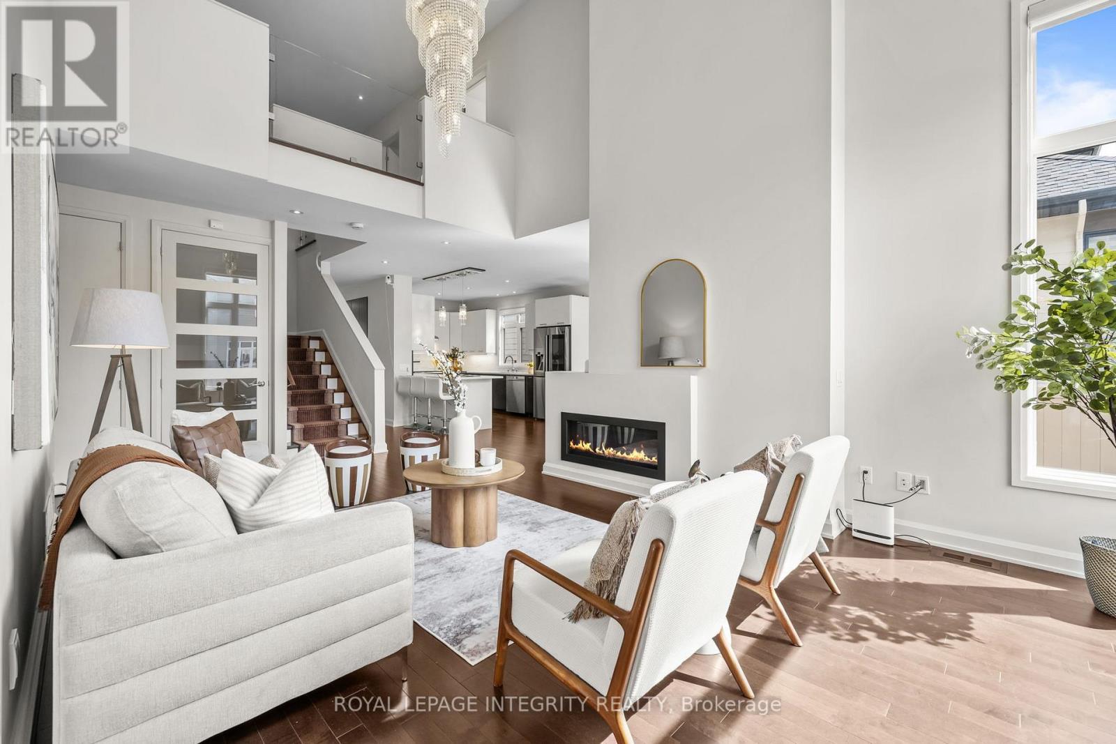 143 Stonemeadow Drive, Ottawa, ON - Indoor Photo Showing Living Room With Fireplace
