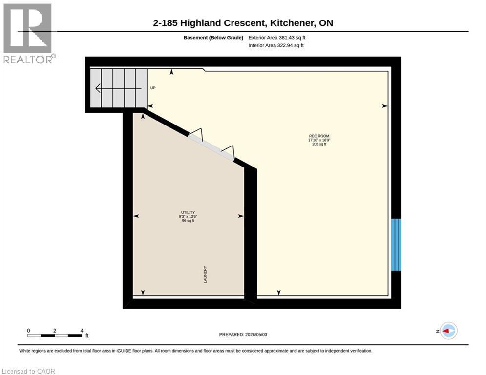 Floor plan - 185 Highland Crescent Unit# 2, Kitchener, ON - Other