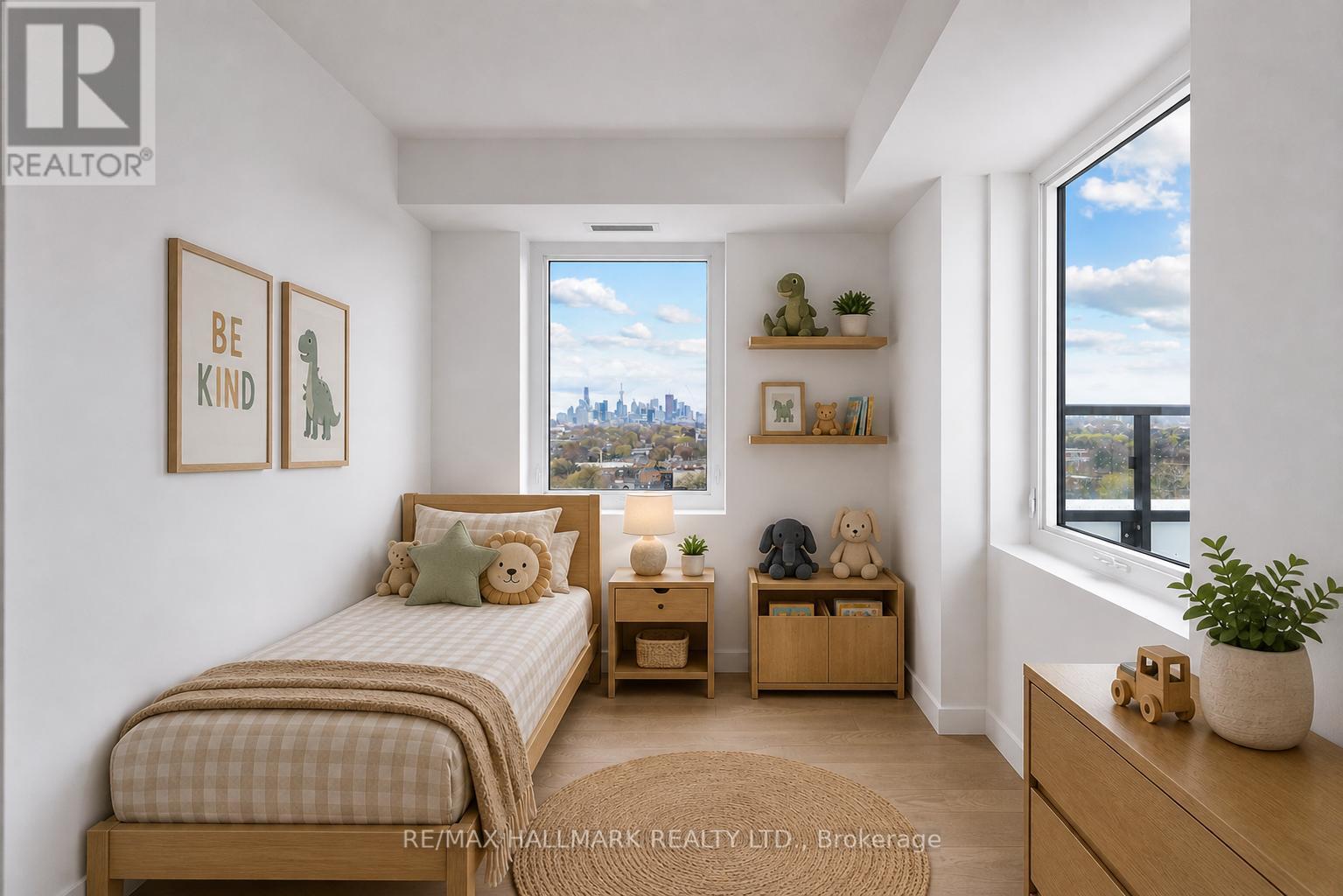 1113 - 1050 Eastern Avenue, Toronto, ON - Indoor Photo Showing Bedroom