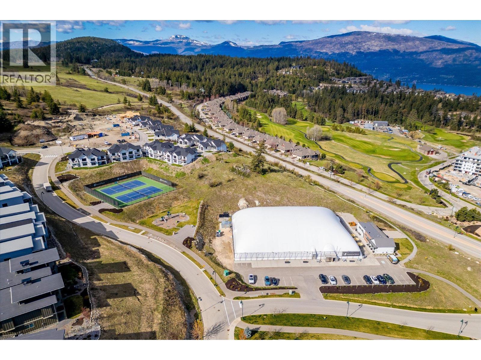 Tennis and Pickle Ball Dome just down the street - 185 Diamond Way, Vernon, BC - Outdoor With View