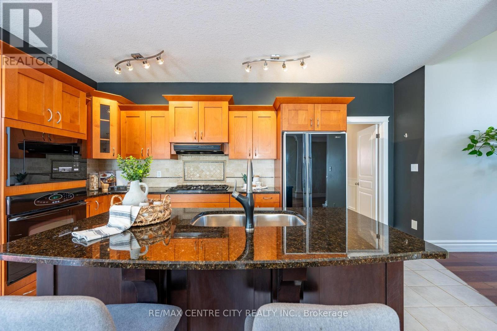 19 Hamilton Street, North Middlesex (Ailsa Craig), ON - Indoor Photo Showing Kitchen With Double Sink