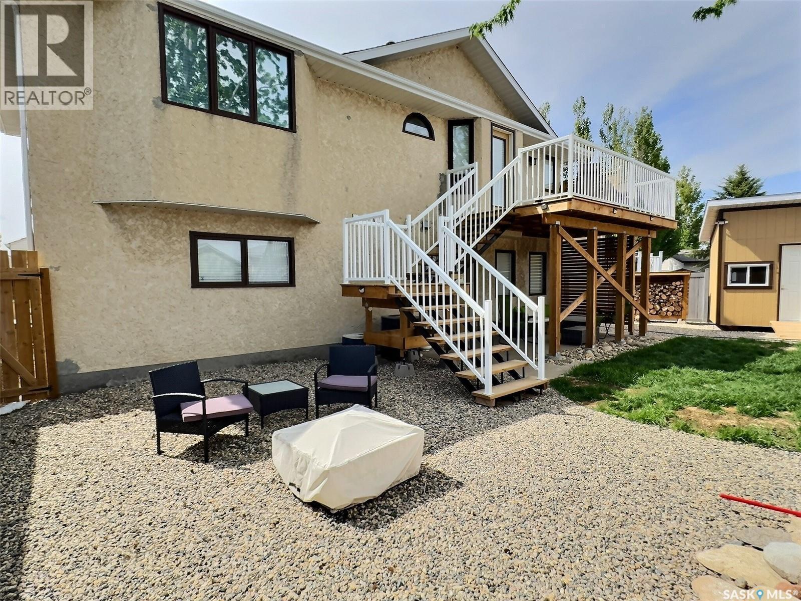 419 Clasky Drive, Estevan, SK - Outdoor With Deck Patio Veranda With Exterior