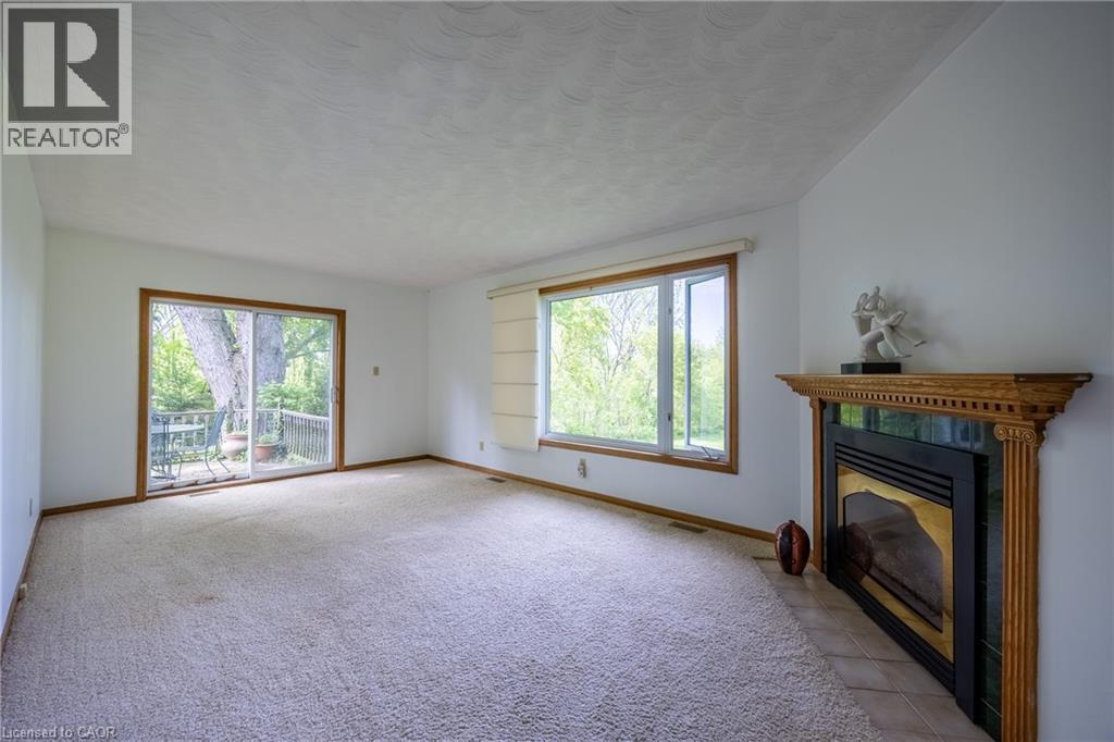 1712 Vittoria Road, Vittoria, ON - Indoor With Fireplace