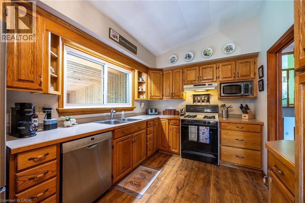 1712 Vittoria Road, Vittoria, ON - Indoor Photo Showing Kitchen With Double Sink