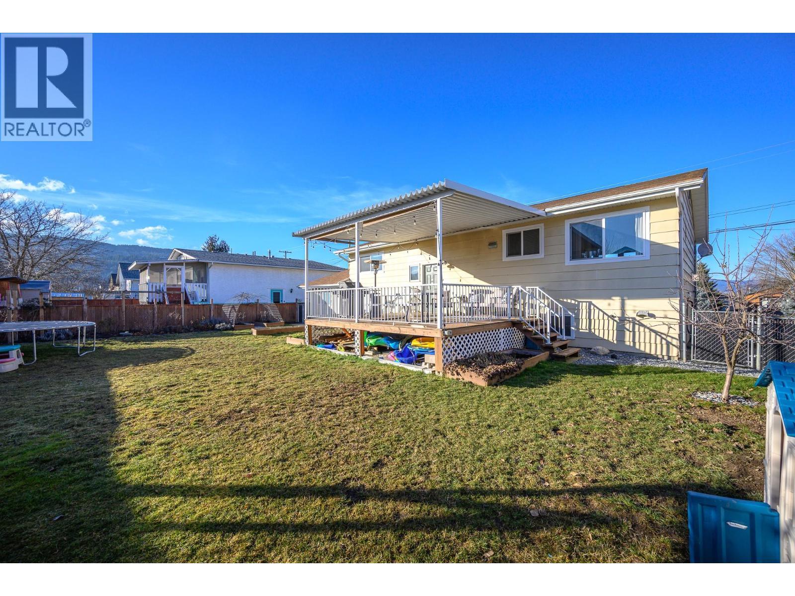 302 Bass Avenue, Enderby, BC - Outdoor With Deck Patio Veranda