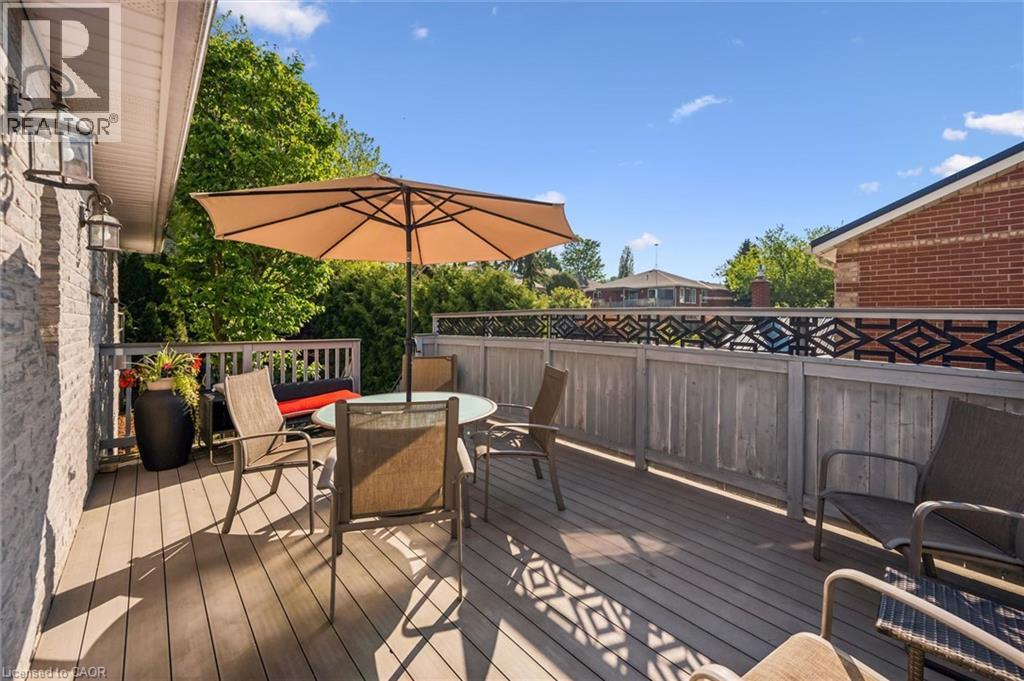 Expansive outdoor deck featuring wood-finish flooring - 20 Bonniewood Drive, Drayton, ON - Outdoor With Deck Patio Veranda With Exterior