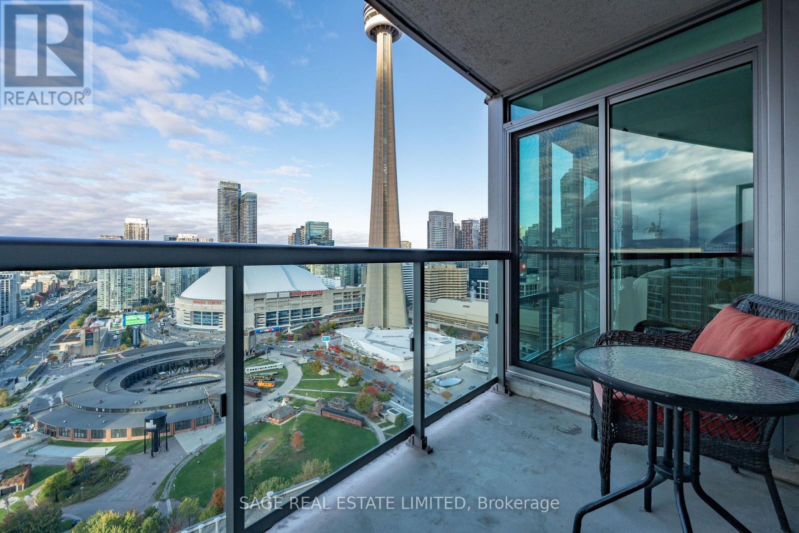 3712 - 19 Grand Trunk Crescent, Toronto, ON - Outdoor With Balcony With View