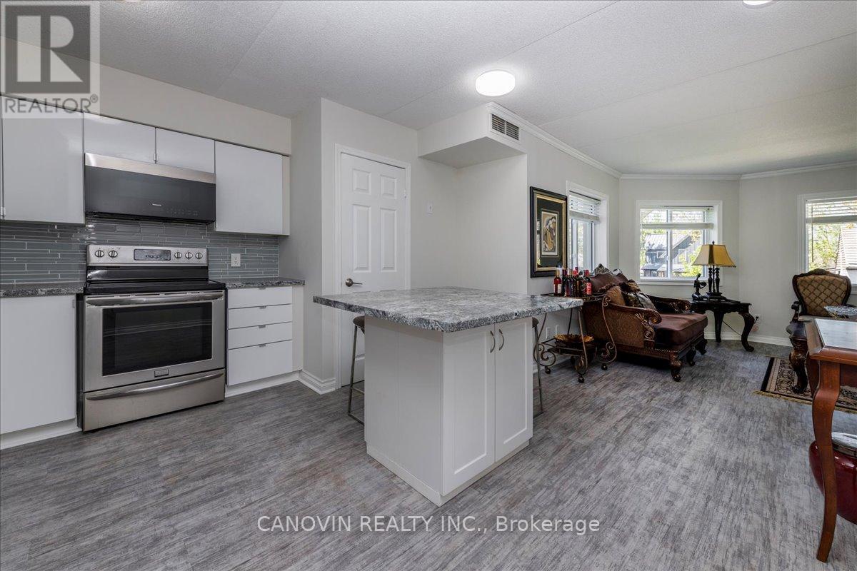 202 - 107 Bond Street, Orillia, ON - Indoor Photo Showing Kitchen
