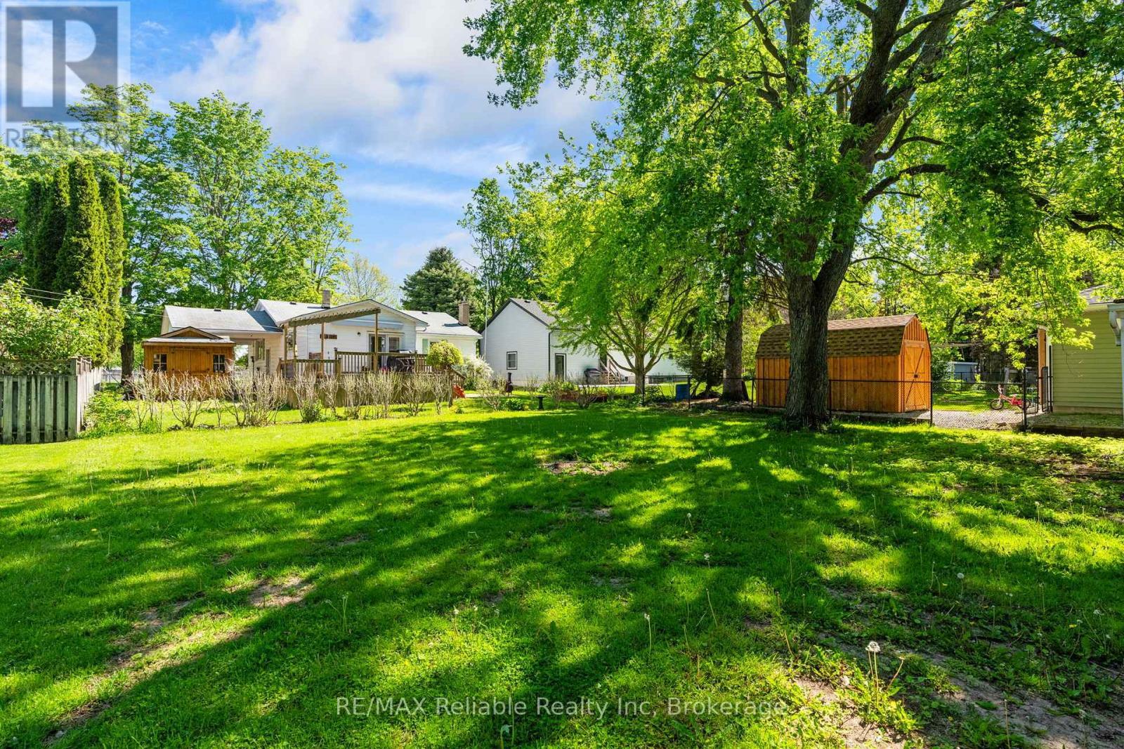 back yard view - 185 Trafalgar Street, West Perth (Mitchell), ON - Outdoor