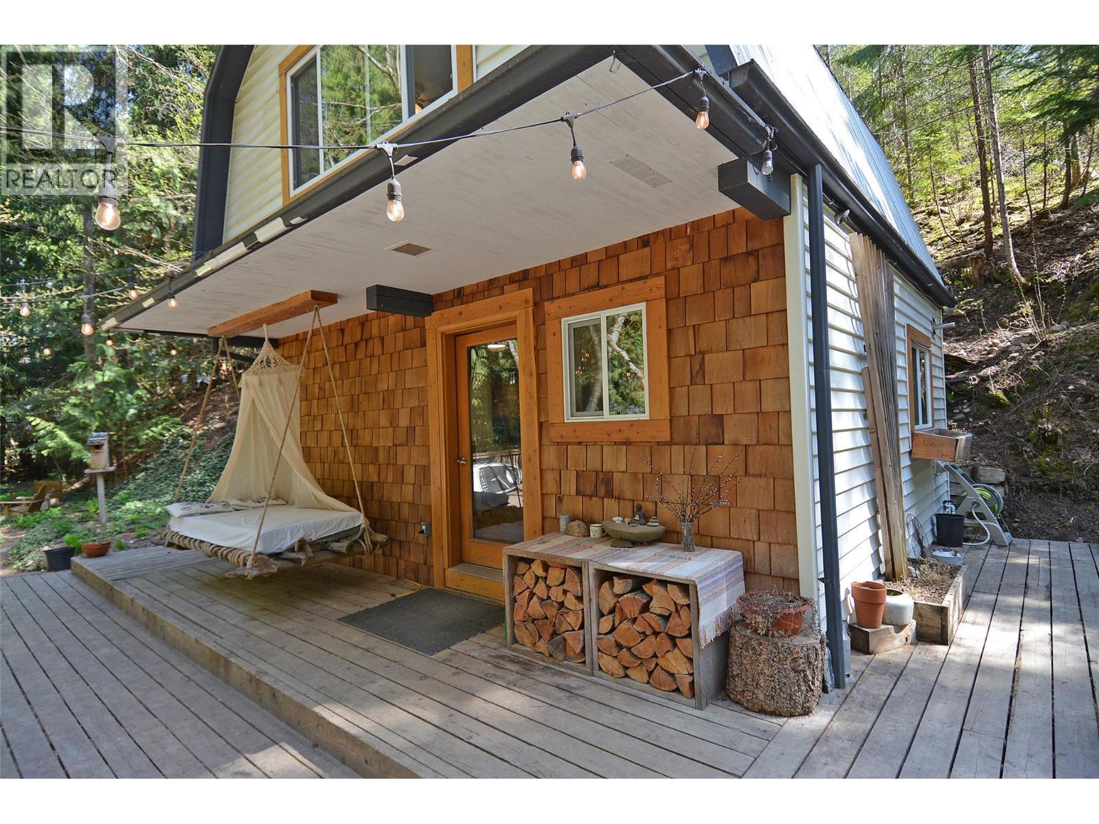 5396 6 Highway, Winlaw, BC - Outdoor With Deck Patio Veranda With Exterior