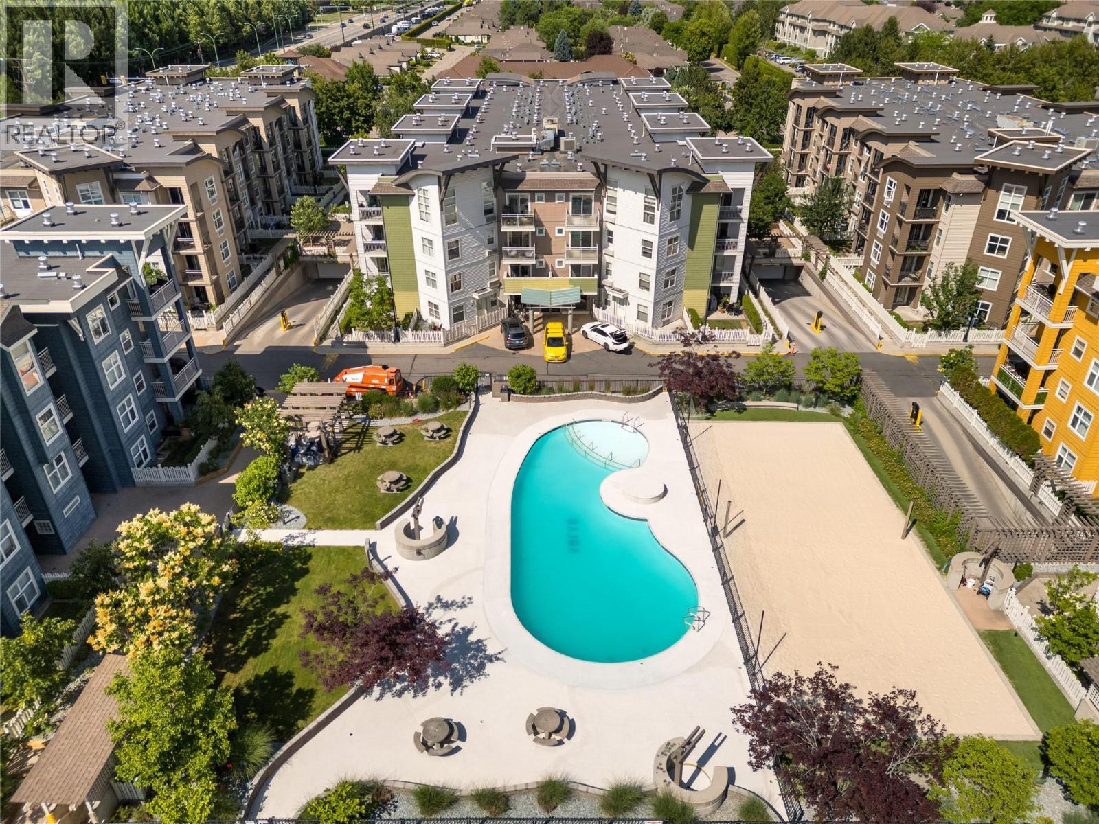539 Yates Road Unit# 308, Kelowna, BC - Outdoor With In Ground Pool With View