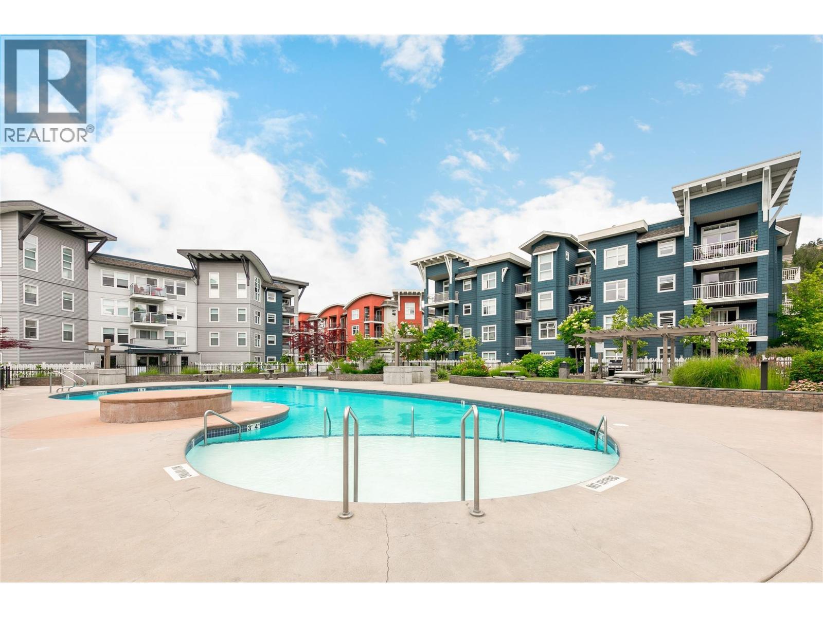 539 Yates Road Unit# 308, Kelowna, BC - Outdoor With In Ground Pool With Balcony