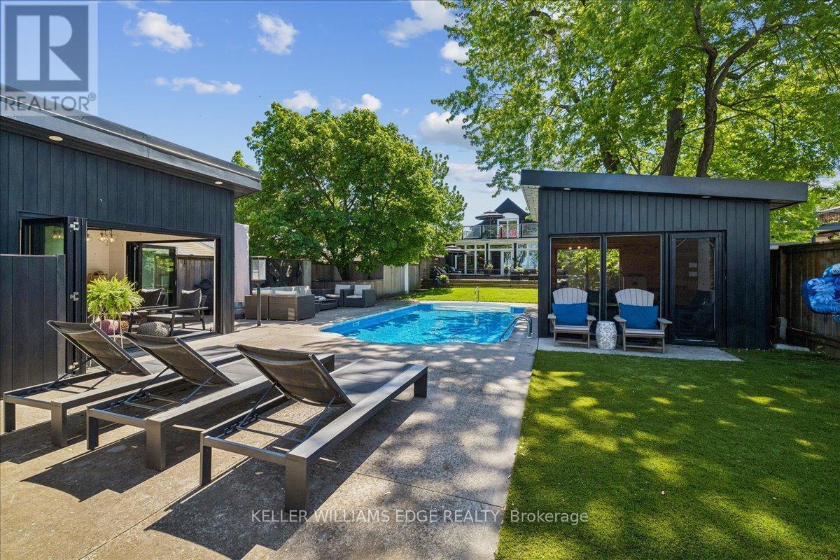 573 Beach Boulevard, Hamilton, ON - Outdoor With In Ground Pool With Deck Patio Veranda
