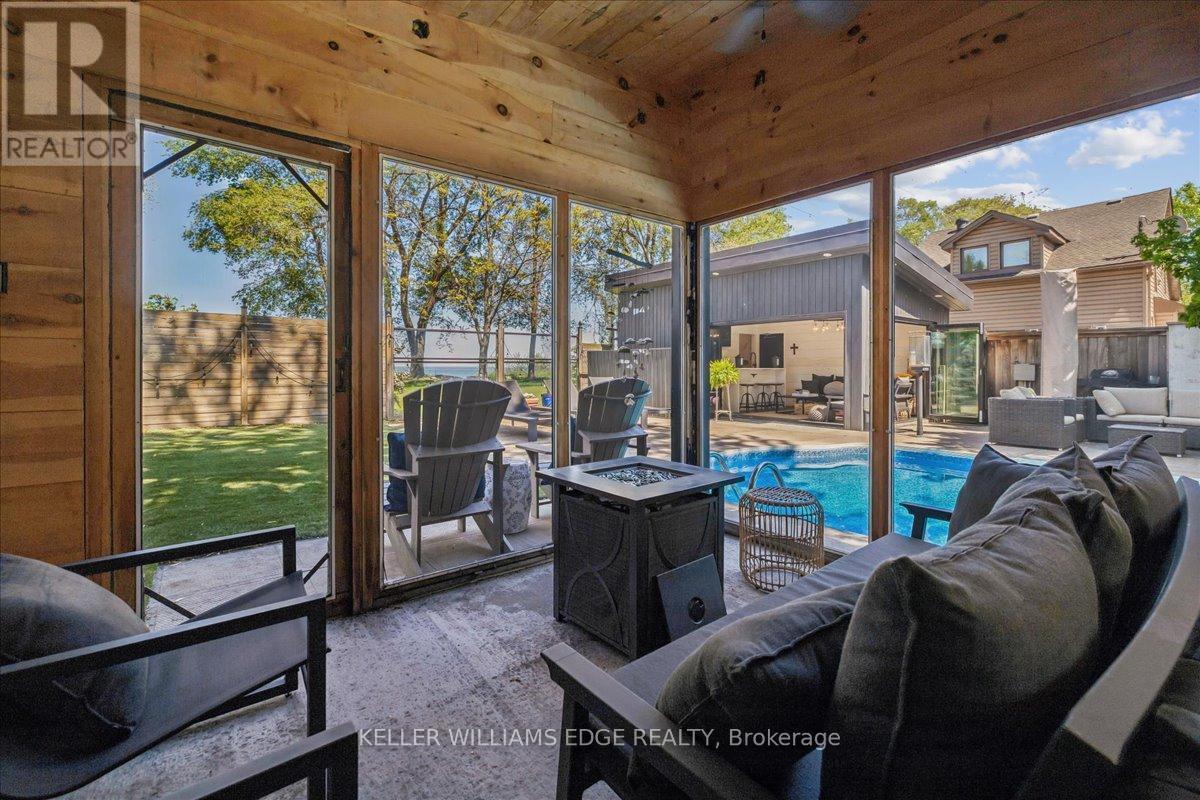 573 Beach Boulevard, Hamilton, ON - Photo Showing Other Room With In Ground Pool