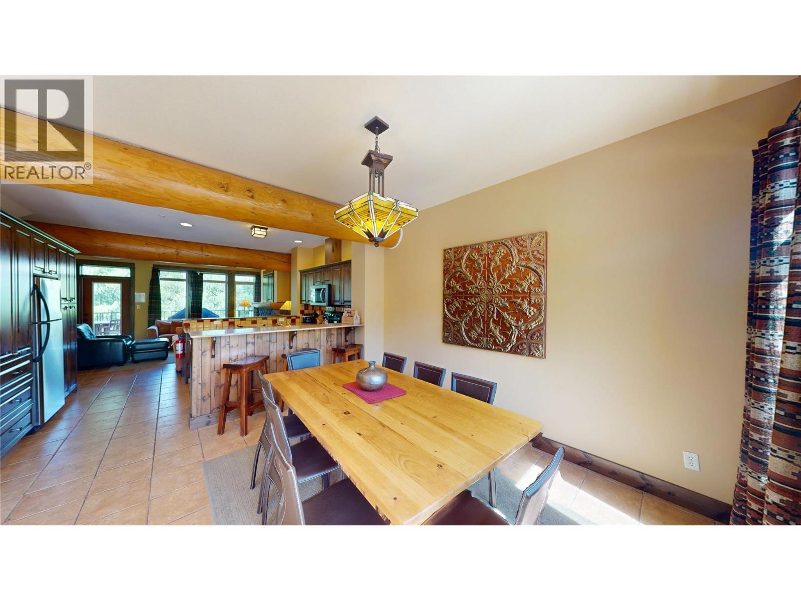1351 Gerry Sorensen Way Unit# J2-B, Kimberley, BC - Indoor Photo Showing Dining Room