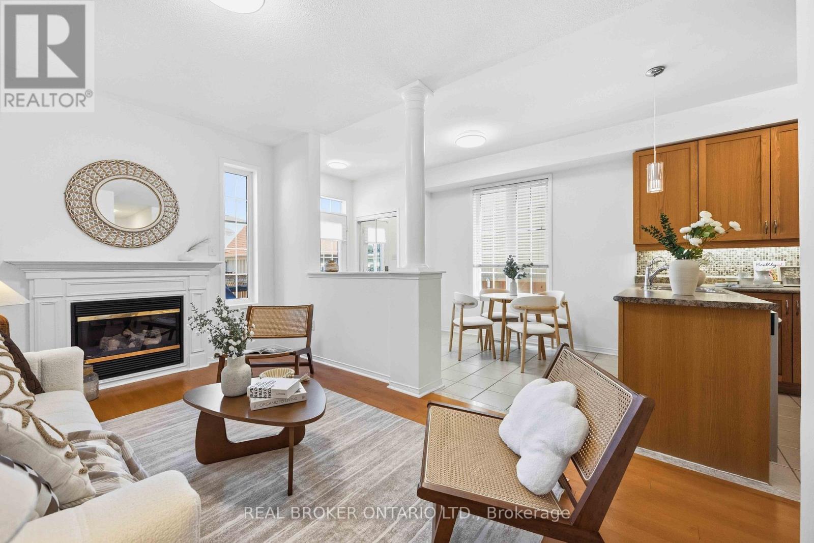3 Evaridge Drive, Markham, ON - Indoor Photo Showing Living Room With Fireplace