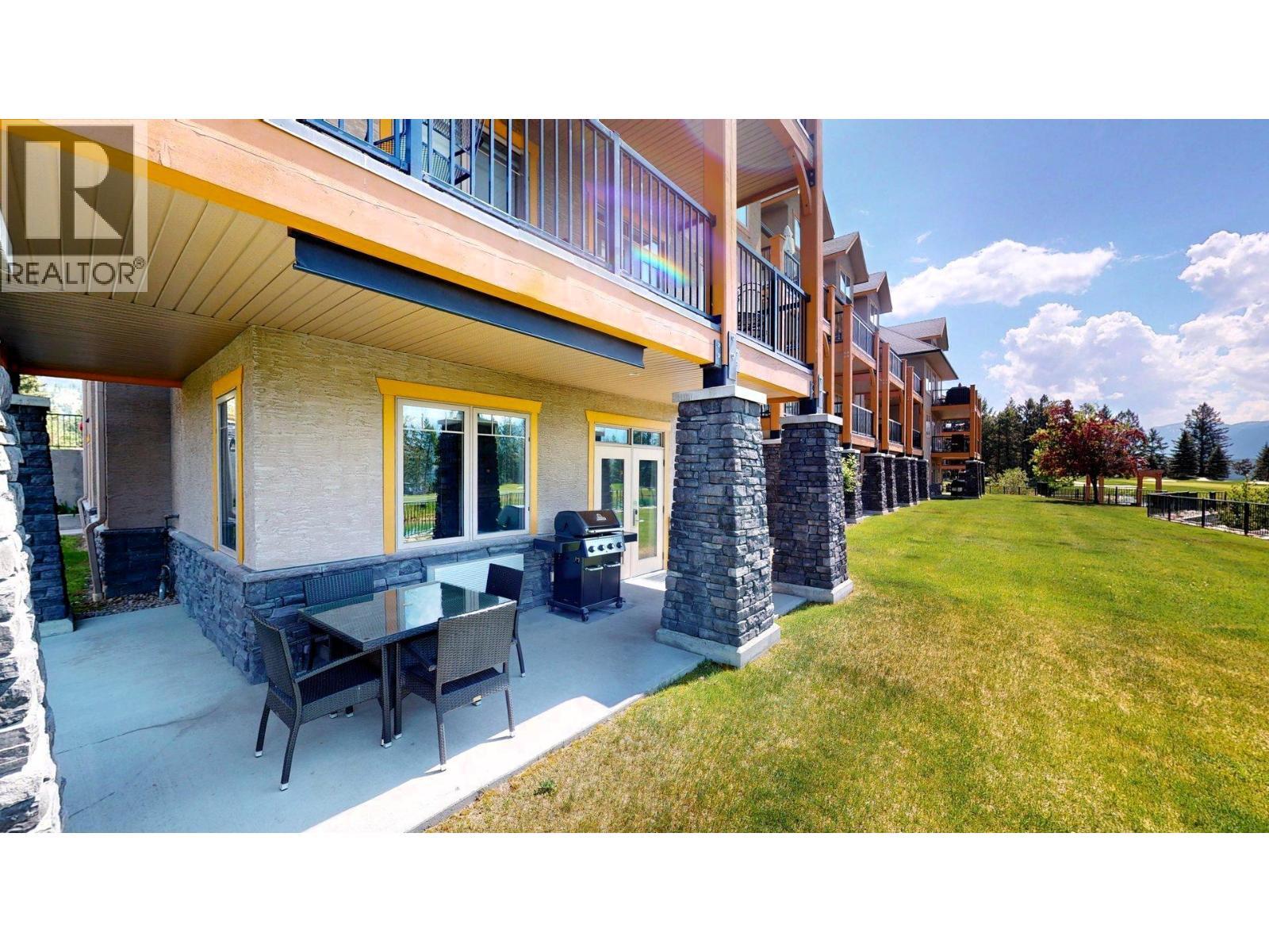 400 Bighorn Boulevard Unit# 416 K1, Radium Hot Springs, BC - Outdoor With Deck Patio Veranda