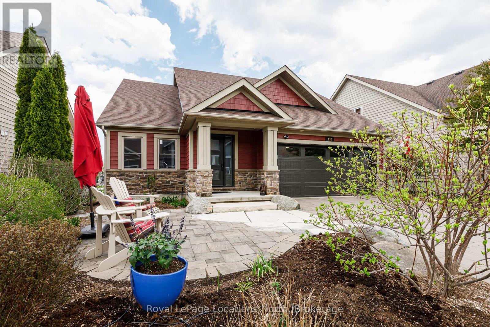 132 Dory Row, Blue Mountains, ON - Outdoor With Deck Patio Veranda With Facade