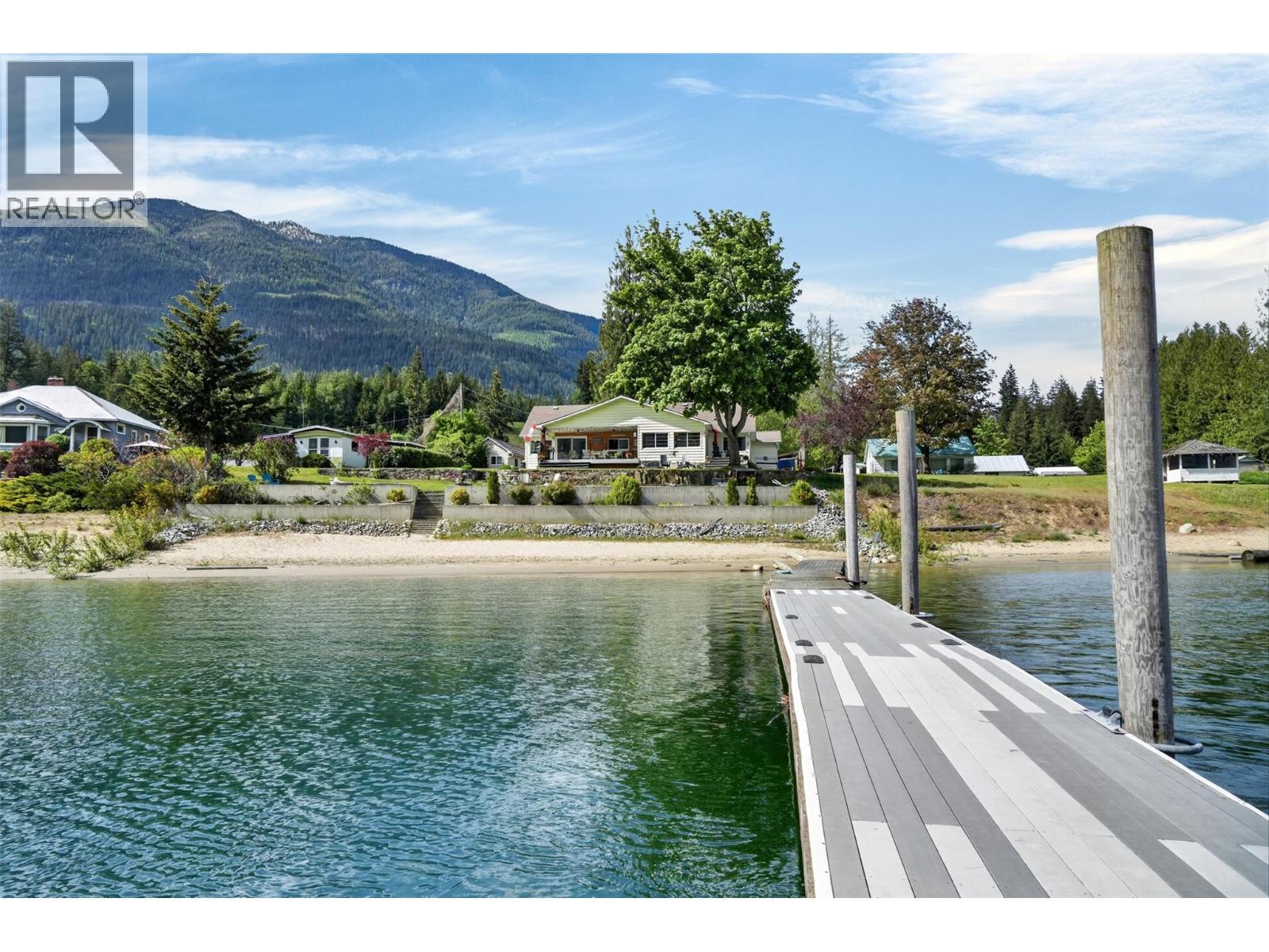 8110 & 8120 Busk Road, Balfour, BC - Outdoor With Body Of Water With View