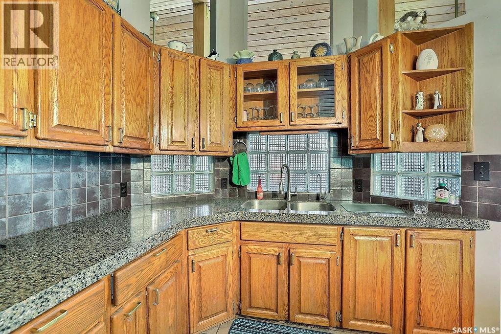 Mcouatt Acreage, Lumsden Rm No. 189, SK - Indoor Photo Showing Kitchen With Double Sink
