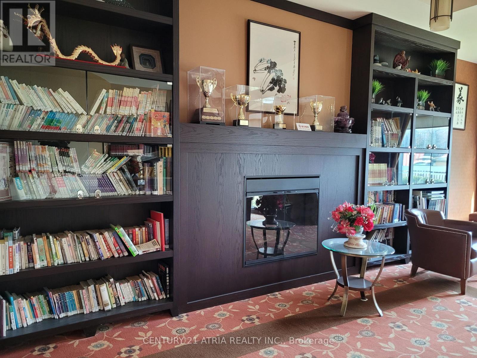 221 - 2020 Mcnicoll Avenue, Toronto, ON - Indoor With Fireplace