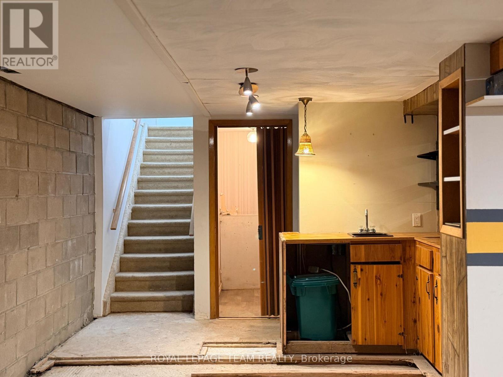Basement - with rough in for a bar - 26 Lane Street, Madawaska Valley, ON - Indoor Photo Showing Other Room