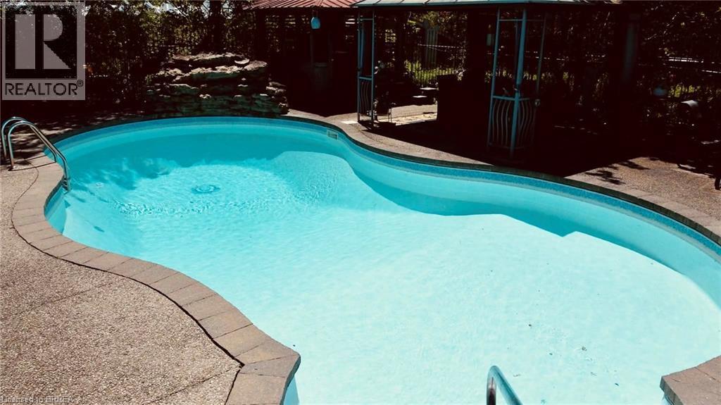 999 5 Concession W, Flamborough, ON - Outdoor With In Ground Pool With Backyard