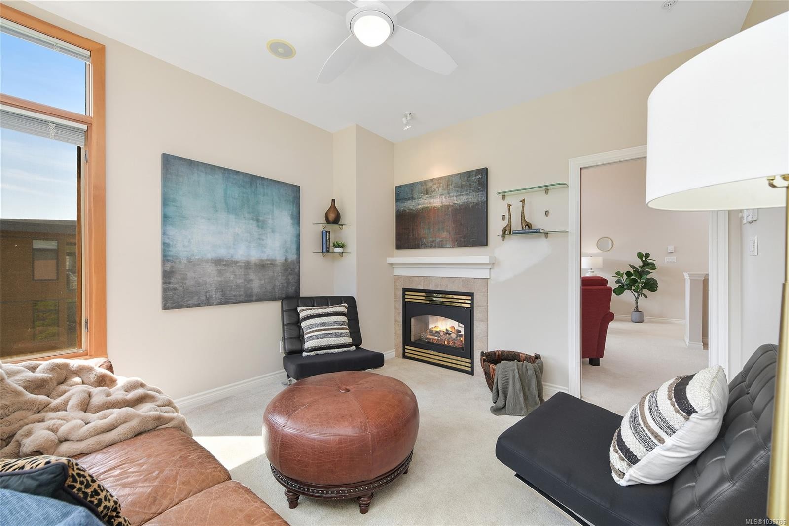 #403-5327 Cordova Bay Rd, Saanich, BC - Indoor Photo Showing Other Room With Fireplace