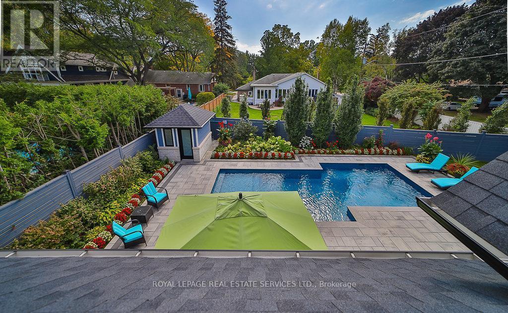 1301 Twin Oaks Dell, Mississauga, ON - Outdoor With In Ground Pool With Deck Patio Veranda
