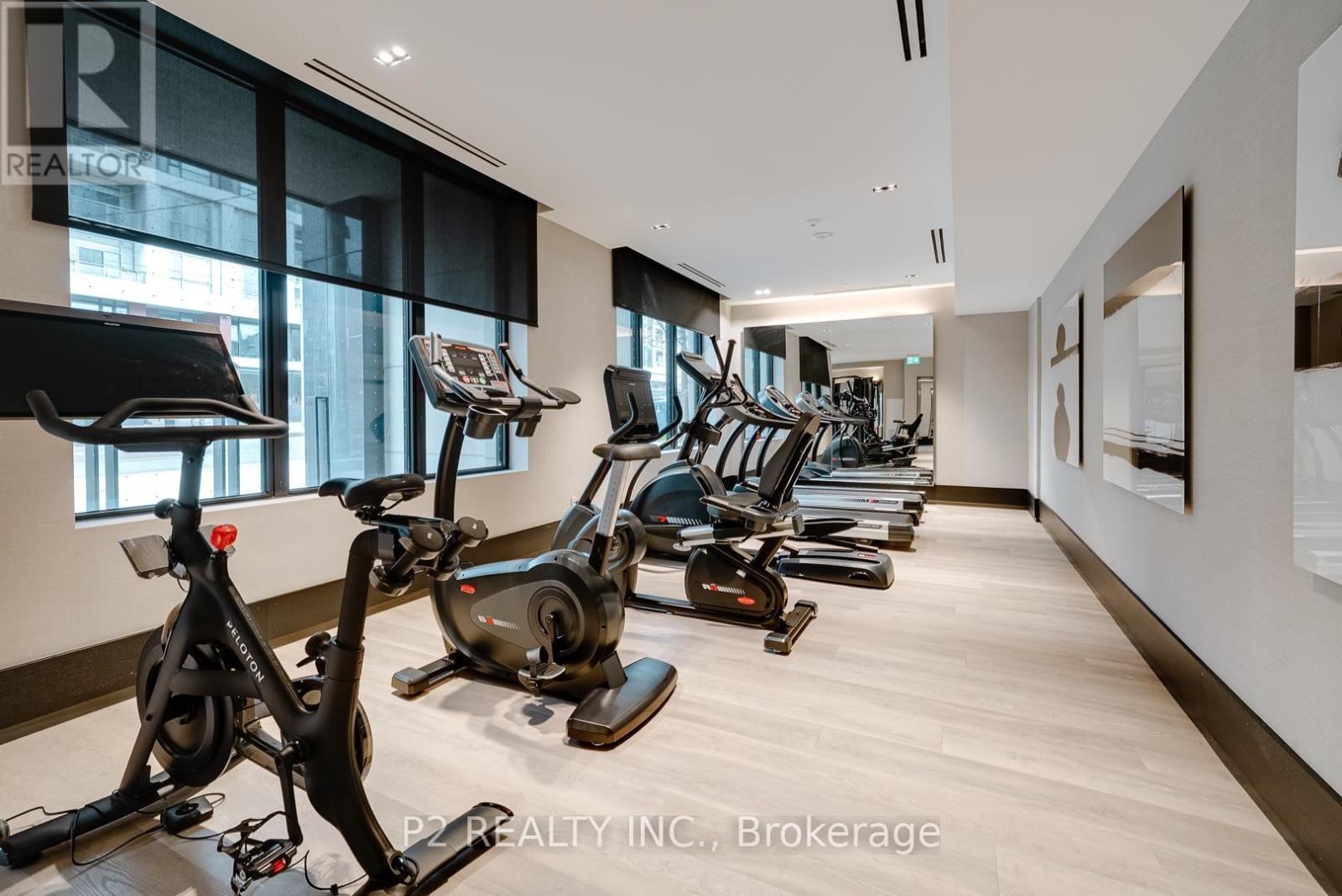 208 - 2 Forest Hill Road, Toronto, ON - Indoor Photo Showing Gym Room
