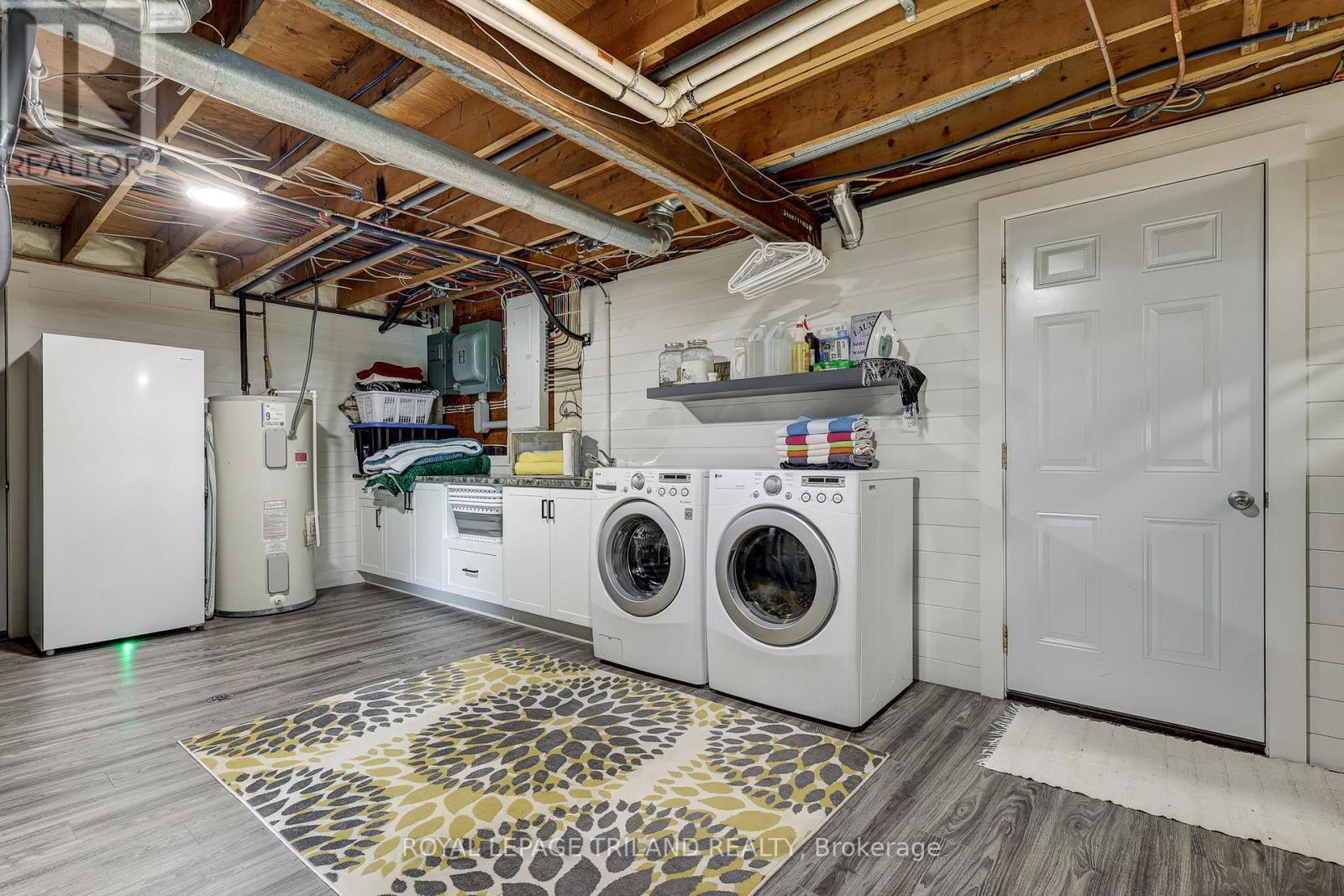 46930 SPARTA LINE - BASEMENT LAUNDRY - 46930 Sparta Line, Central Elgin, ON - Indoor Photo Showing Laundry Room