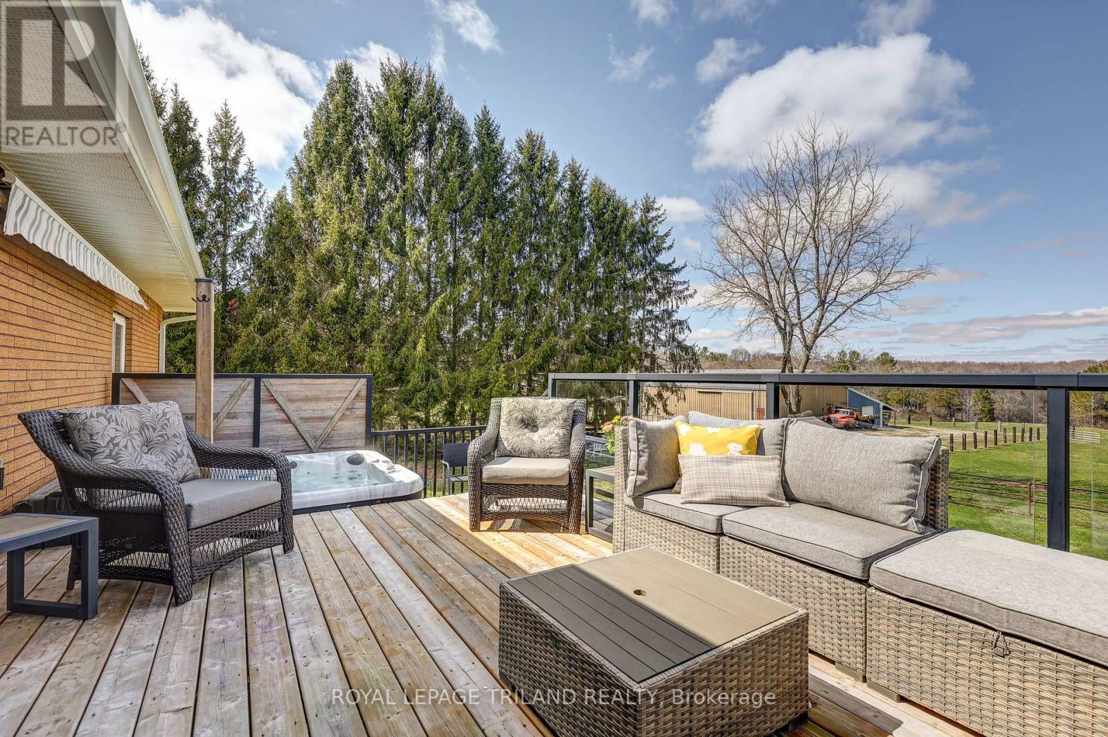46930 SPARTA LINE - REAR DECK - 46930 Sparta Line, Central Elgin, ON - Outdoor With Deck Patio Veranda