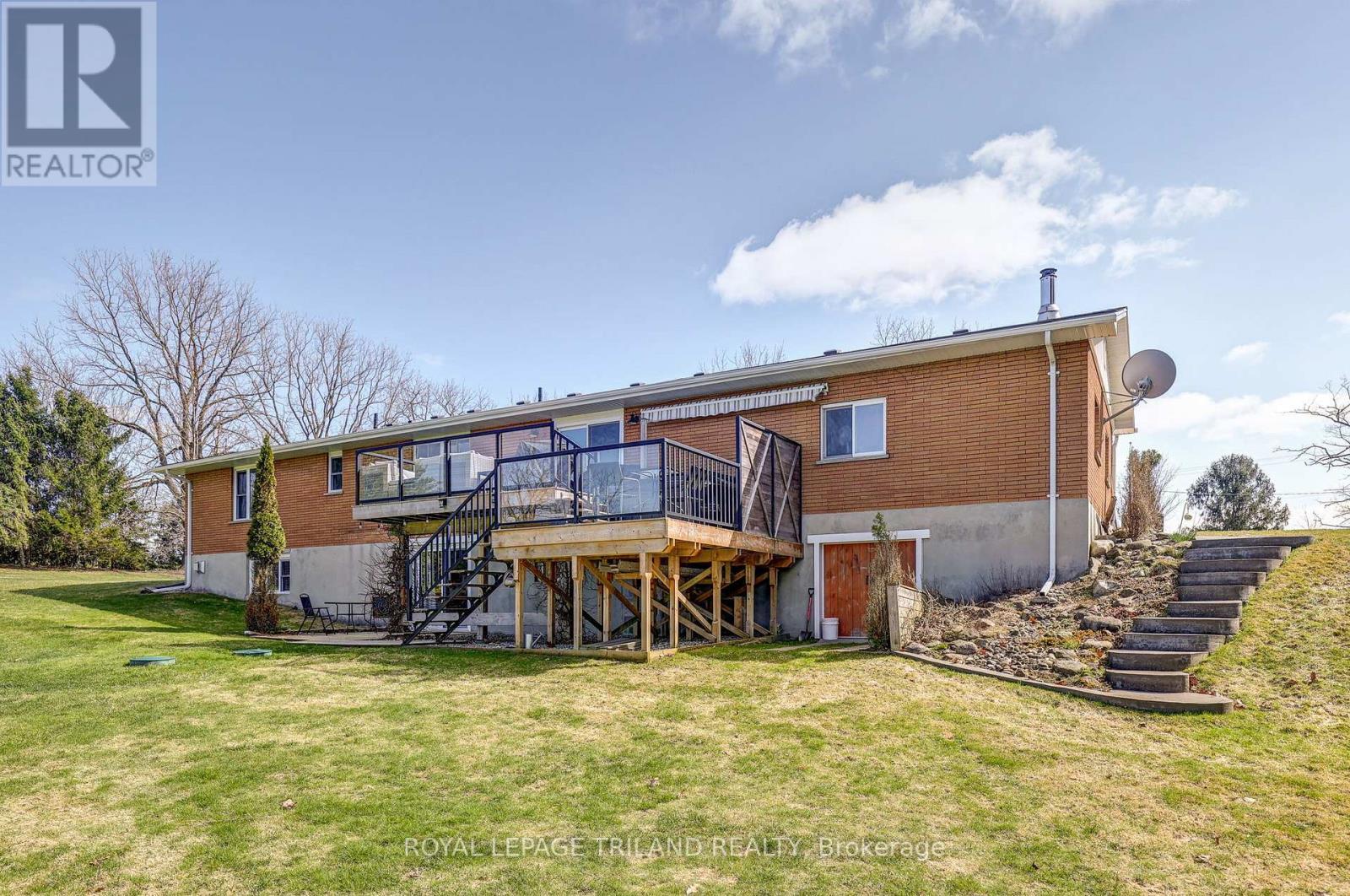 46930 SPARTA LINE - REAR - 46930 Sparta Line, Central Elgin, ON - Outdoor With Deck Patio Veranda With Exterior