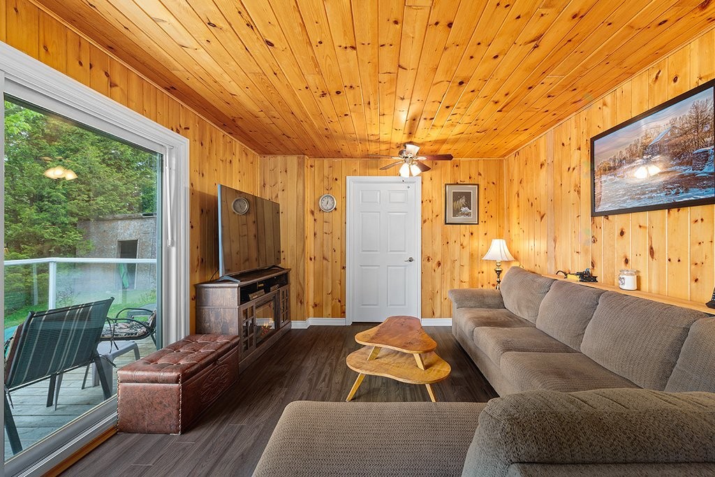 Living Room - 384 Ch. Du Lac-De-La-Truite, Mansfield-Et-Pontefract, QC - Indoor Photo Showing Living Room
