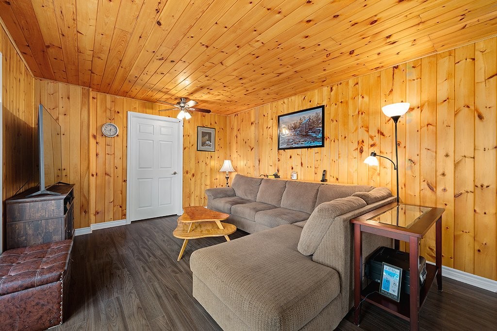 Living Room - 384 Ch. Du Lac-De-La-Truite, Mansfield-Et-Pontefract, QC - Indoor Photo Showing Living Room