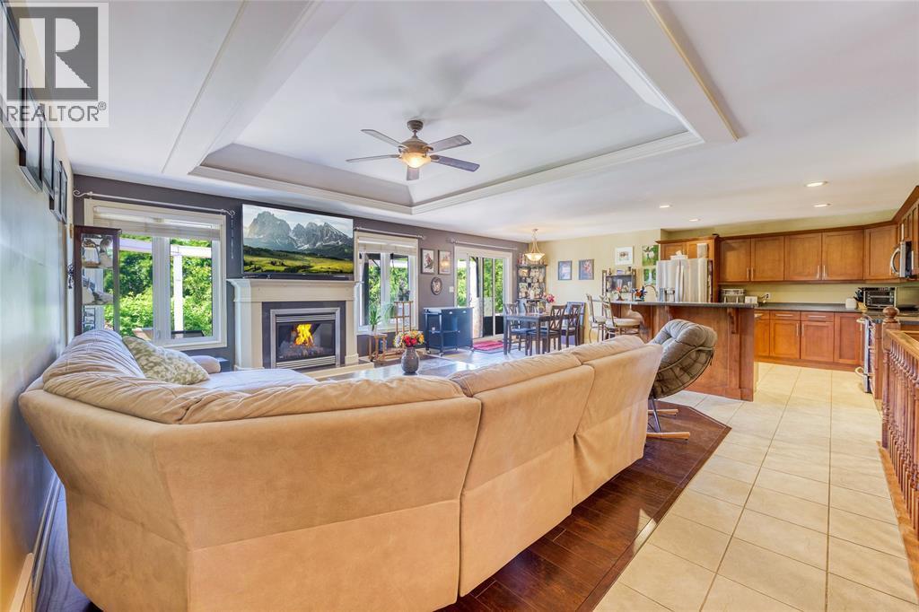 608 Riva Ridge Drive, St Clair, ON - Indoor Photo Showing Living Room With Fireplace