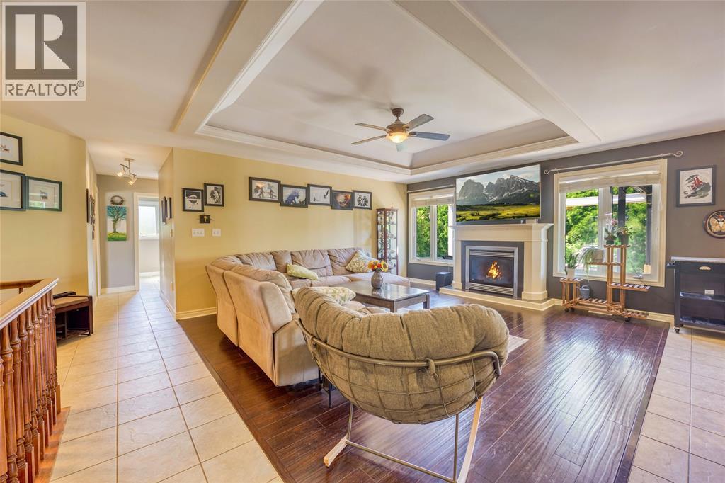 608 Riva Ridge Drive, St Clair, ON - Indoor Photo Showing Living Room With Fireplace