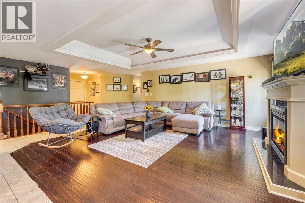 608 Riva Ridge Drive, St Clair, ON - Indoor Photo Showing Living Room With Fireplace